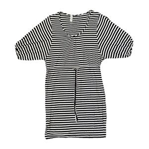 CALVIN KLEIN STRIPED BEACH DRESS